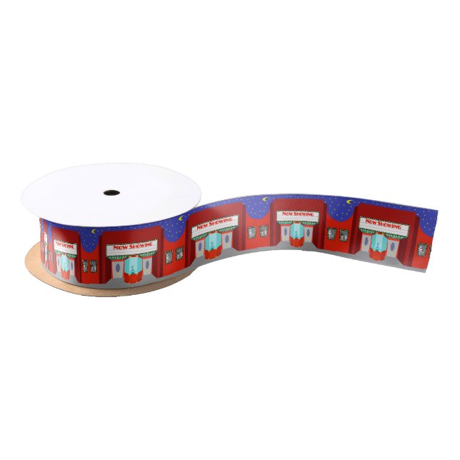 Retro Movie Theatre Satin Ribbon (Spool)