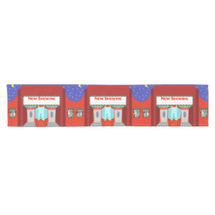 Retro Movie Theatre Table Runner