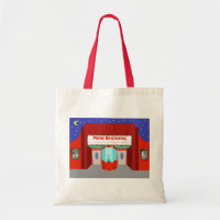 Retro Movie Theatre Tote Bag