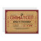 Retro Movie Ticket Invitations