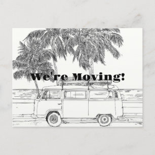 RETRO MOVING POSTCARD