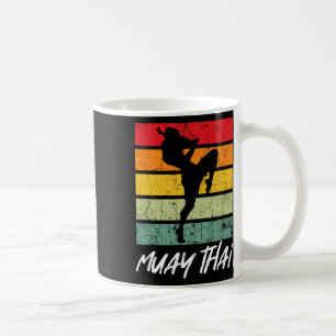 Retro Muay Thai Vintage Mma Martial Arts Thailand Coffee Mug