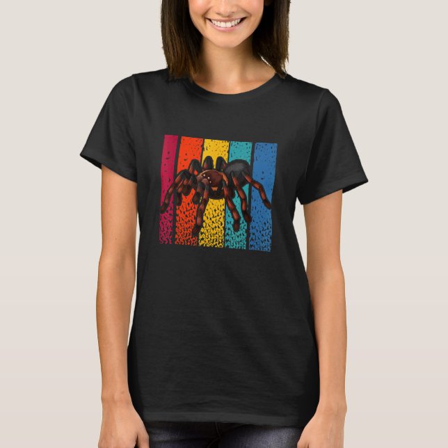 Retro Multi-Legged Horror Hamster Tarantula Graphi T-Shirt (Front)