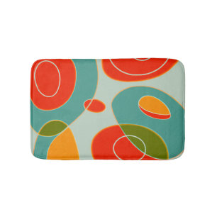 Retro Multicolor   Bath Mat