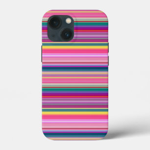 Retro multicolors stripes iPhone 13 mini case