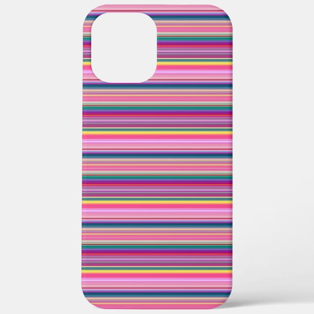 Retro multicolors stripes Case-Mate iPhone case (Back)