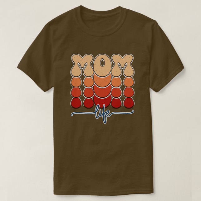 Retro mum 8 T-Shirt (Design Front)