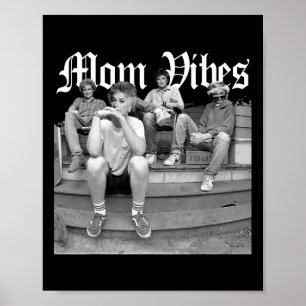 Retro Mum 90’s Vibes Vintage Mother's Day Mum Thug Poster