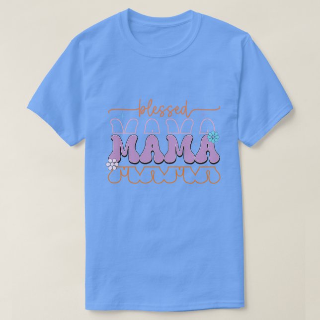 Retro mum 9 T-Shirt (Design Front)
