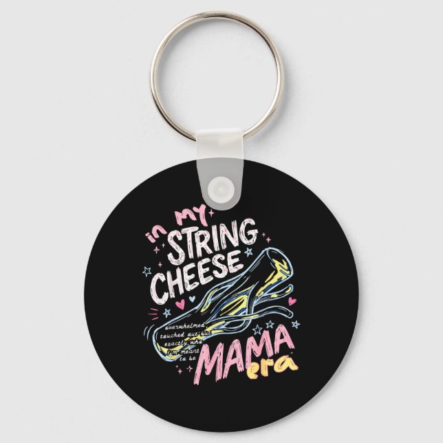 Retro Mum Life Mothers Day Key Ring (Front)
