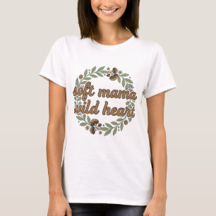 Retro Mushroom Floral Mum SVG Aesthetic T-Shirt