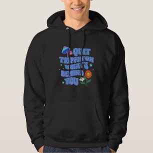 Retro Mushroom Flower Groovy Hippie Vintage 70s Vi Hoodie