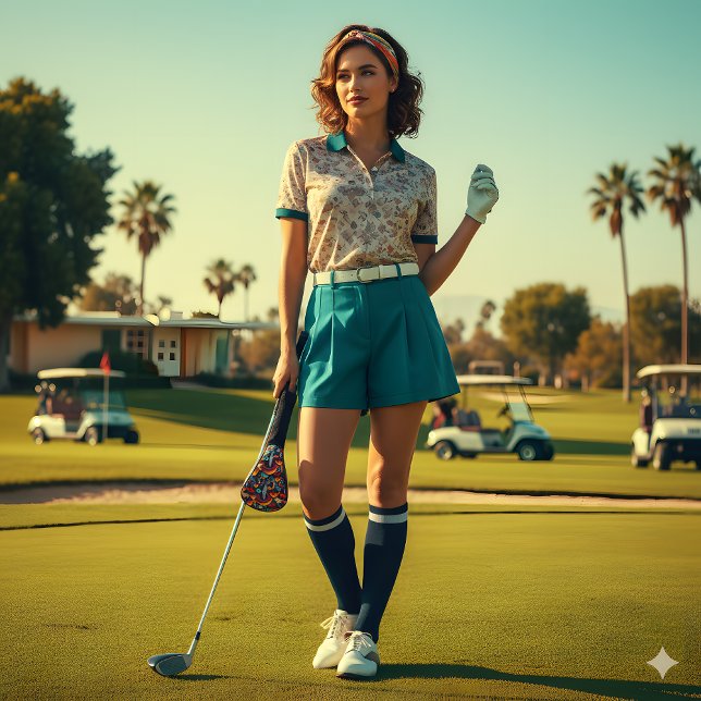 Retro Mushroom Groove Golf Head Cover (Creator Uploaded)