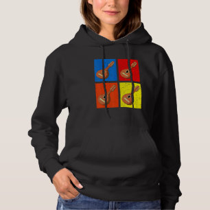 Retro Music String Instrument Mandolin Hoodie