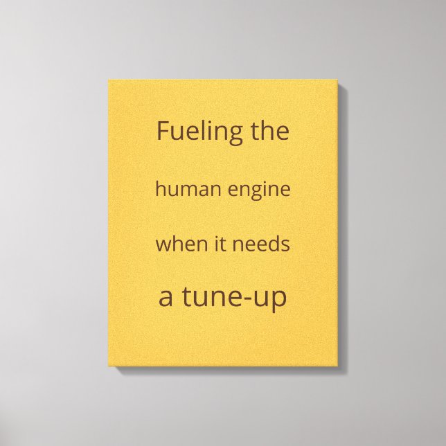 Retro Mustard Heavy Text Perfusionist Print (Front)
