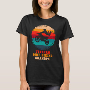 Retro Mx Motocross Grandfather Bike Dirt Biking Gr T-Shirt