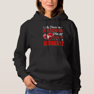 Retro My Favourite Motocross Player Calls Me Mummy Hoodie