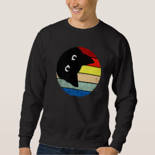 Retro My Funny Black Cat Funny Style My Black Cat Sweatshirt