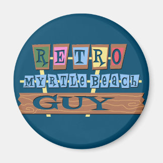 Retro Myrtle Beach Guy Magnet