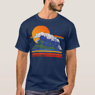 Retro Myrtle Beach SC 70s Style Tourist Souvenir T-Shirt