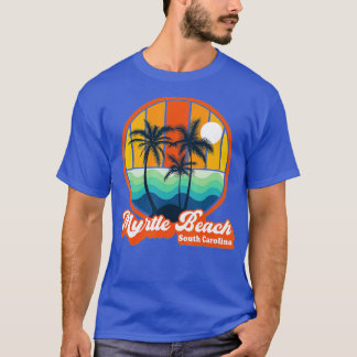 Retro Myrtle Beach South Carolina Summer 90s Beach T-Shirt