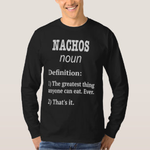 Retro Nachos Design Nachos Fan Fake Definition T-Shirt