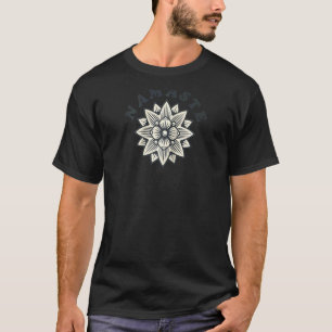 Retro Namaste Lotus Flower Spiritual Yoga Meditati T-Shirt