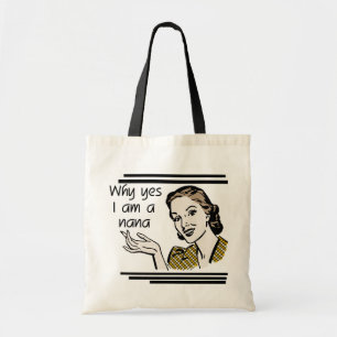 Retro Nana T-shirts and Gifts Tote Bag