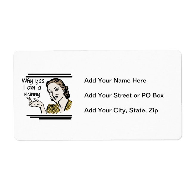 Retro Nanny T-shirts and Gifts (Front)