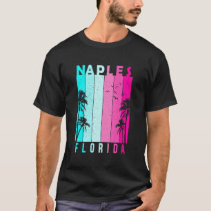 Retro Naples Florida Beach Summer Tropical Souveni T-Shirt