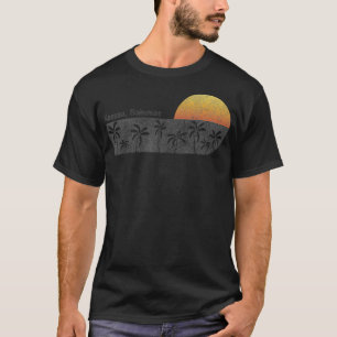 Retro Nassau Bahamas Beach Sunset T-Shirt