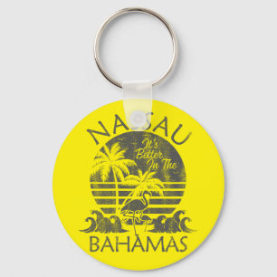 Retro Nassau Bahamas Vacation Bahamas Cruise Key Ring