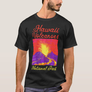 Retro National Park Tshirt Hawaii Volcanoes Nation