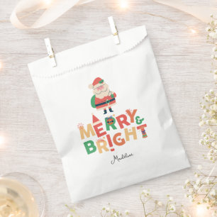 Retro naughty Santa Claus Favour Bags