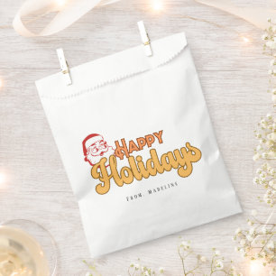 Retro naughty Santa Claus Favour Bags