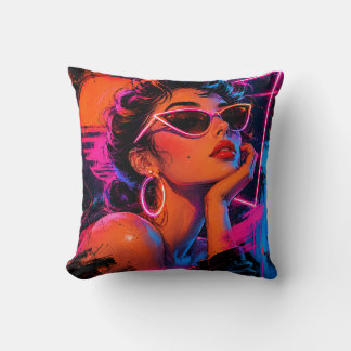 Retro Neon Cushion