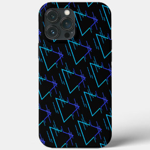 Retro Neon Geometric Pattern 3  iPhone 13 Pro Max Case