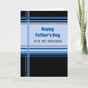 Retro Nephew Happy Father's Day Card