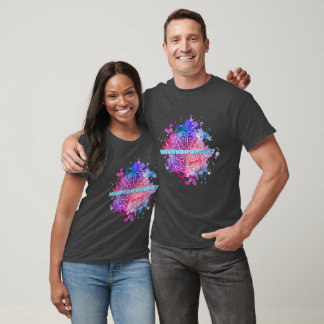 Retro NeuroDivergent Paint Splatter Brain Shirt