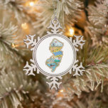 Retro New Jersey Cape May Atlantic City Souvenir Snowflake Pewter Christmas Ornament<br><div class="desc">Show off your new jersey root with this retro style new jersey map souvenir which features area codes 609,  732,  and all major cities. Whether you're from Newark,  Atlantic city,  Cape may,  or ocean city,  this design is a great present to give to loved ones</div>