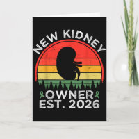 Retro New Kidney Owner Est. 2026 Kidney Transplant