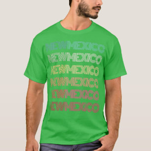 Retro NEW MEXICO Home State Roots Albuquerque Fami T-Shirt