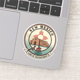 Retro New Mexico Land of Enchantment Badge