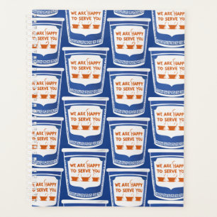 Retro New York Deli Coffee Cup Planner