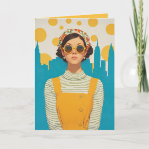 Retro New York Sunshine Invitation