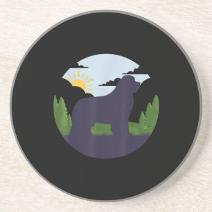 Retro Newfoundland Gifts For Women Men & Kids Coaster