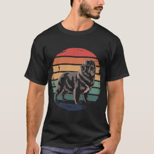 Retro Newfoundland Vintage Dog Lover Gifts for Men T-Shirt