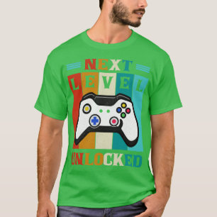 Retro Next Level Unlocked Funny Video Gaming Gift T-Shirt