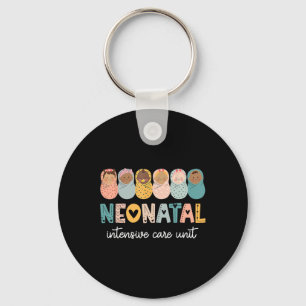 Retro Nicu Nurse Shirt Neonatal Intensive Care Uni Key Ring