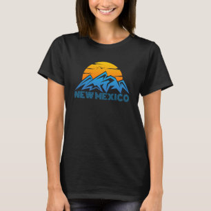Retro NM New Mexico Mountains Outdoor Adventure US T-Shirt